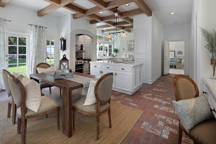 Interior Design of a Kitchen and Dining Area