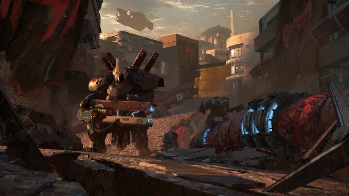 4K Destiny 2 Robot in Ruined City