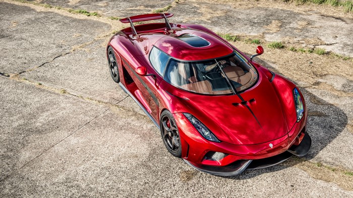 4K Red Koenigsegg Regera