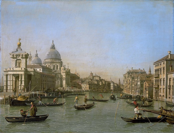 Canaletto's Entrance to the Grand Canal, Venice