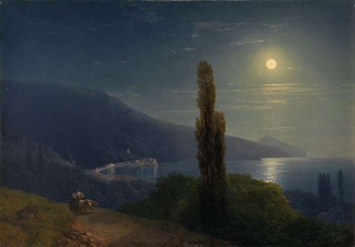 Moonlit Night on the Coast of Crimea by Ivan Aivazovsky