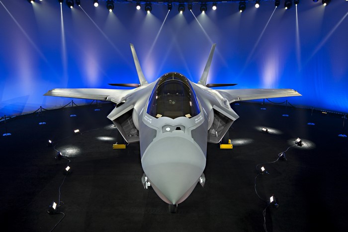 F-35 Lightning II Fighter Jet on Display