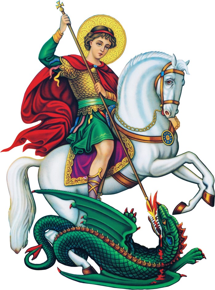 Saint George, Religion, Horses, Warriors, Dragons, Spear, White