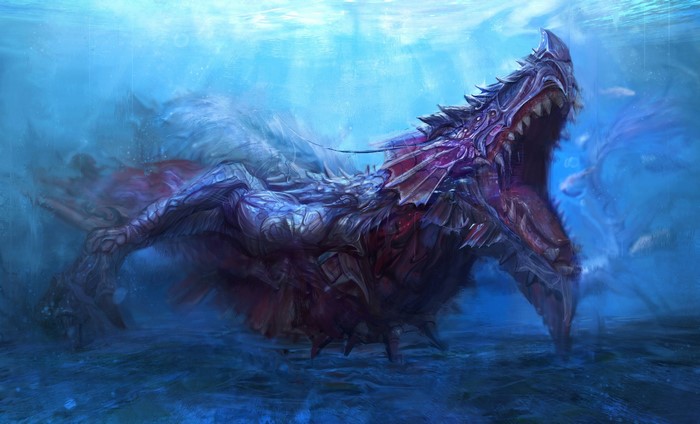 Underwater Monster Roaring