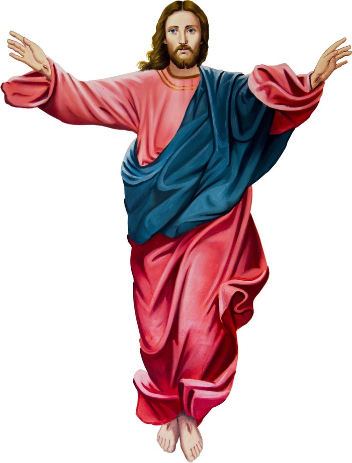 Jesus Christ with outstretched arms