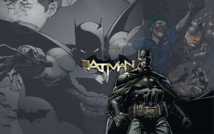 Batman and Villains Collage