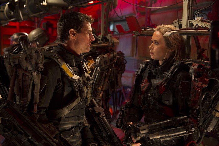 Tom Cruise and Emily Blunt in Edge of Tomorrow
