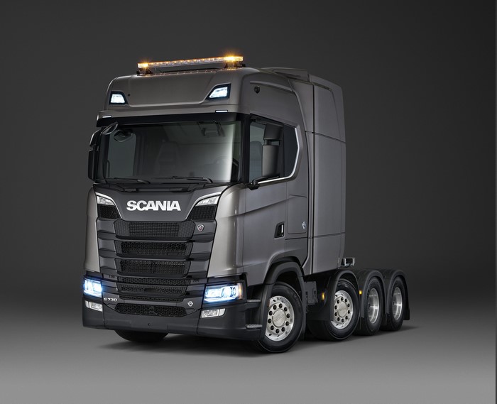 Scania S 730 grey truck
