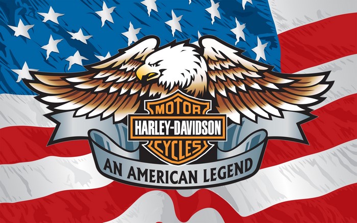 Harley-Davidson Cycles An American Legend Logo