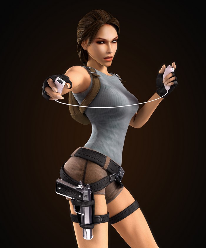 Lara Croft from Tomb Raider Anniversary