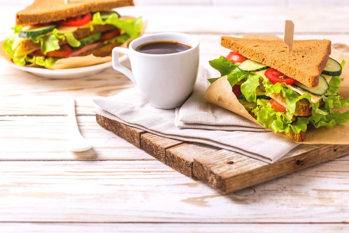 Sandwiches and Coffee