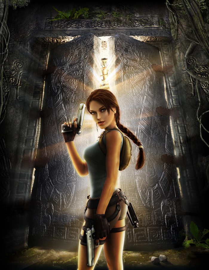 Lara Croft from Tomb Raider Anniversary with pistols