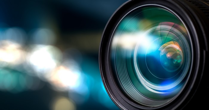 4K Closeup of a Camera Lens