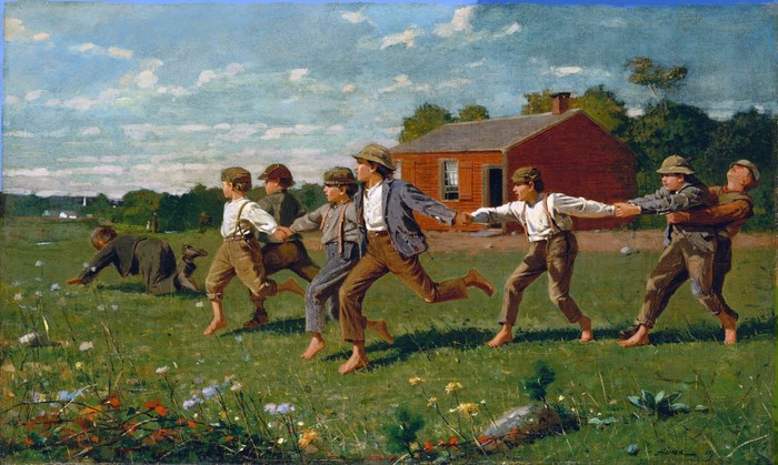 Snap the Whip by Winslow Homer