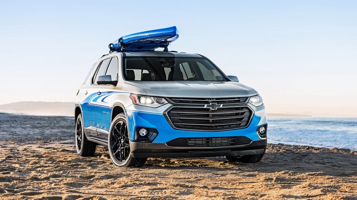 Chevrolet Traverse SUP Concept SUV on Beach