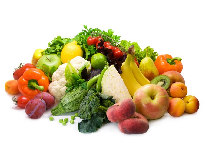 Assortment of Fresh Fruits and Vegetables