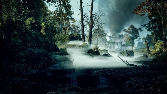 4K Battlefield 1 forest scene