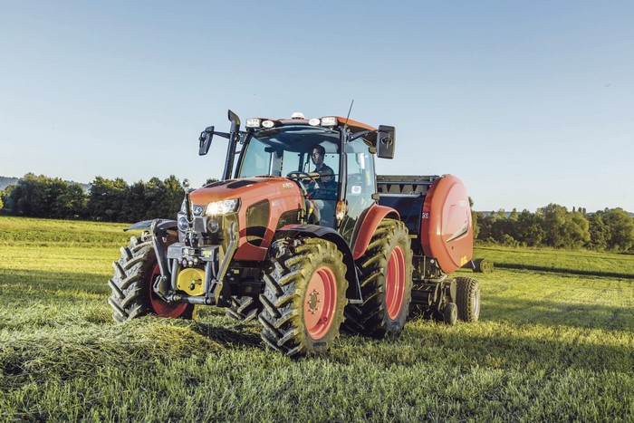 2016-17 Kubota M5111 Tractor in a Field