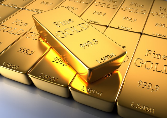 Pile of Fine Gold Ingots
