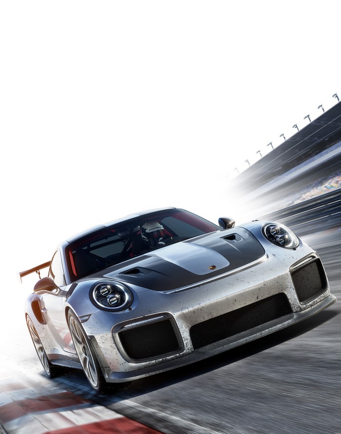 Porsche GT2 RS on a Race Track