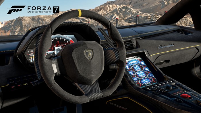 Forza Motorsport 7 Lamborghini Interior