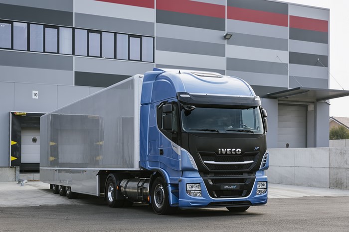 IVECO STRALIS NP Truck at Warehouse