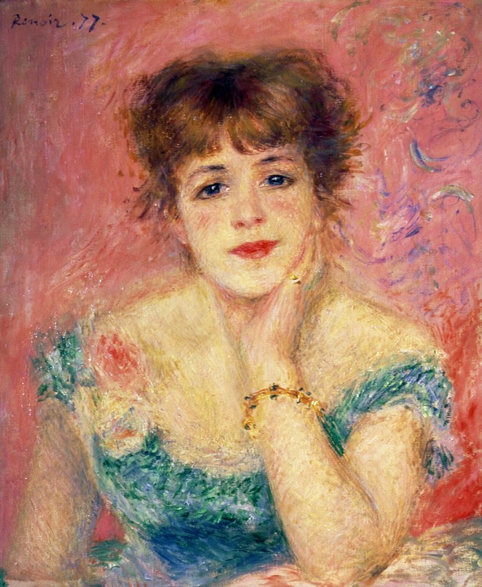 Portrait of the Actress Jeanne Samary by Pierre Auguste Renoir
