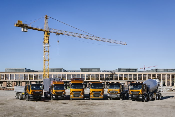 IVECO 2017 Stralis X-WAY Trucks at Construction Site