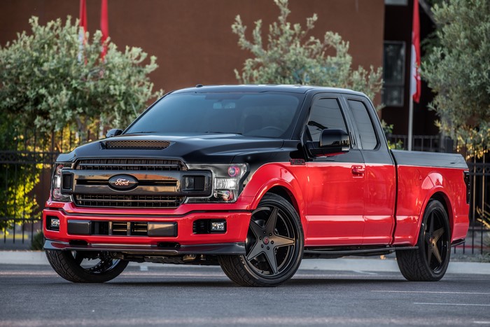 4K 2018 RK Sport F-150 Ford Tuning Red Metallic