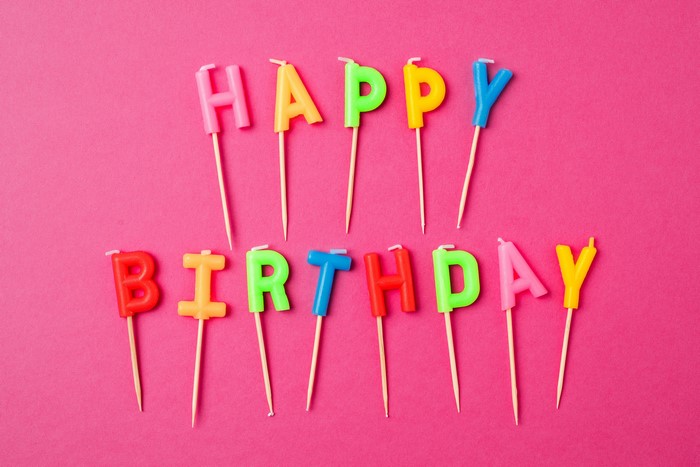 Happy Birthday candles