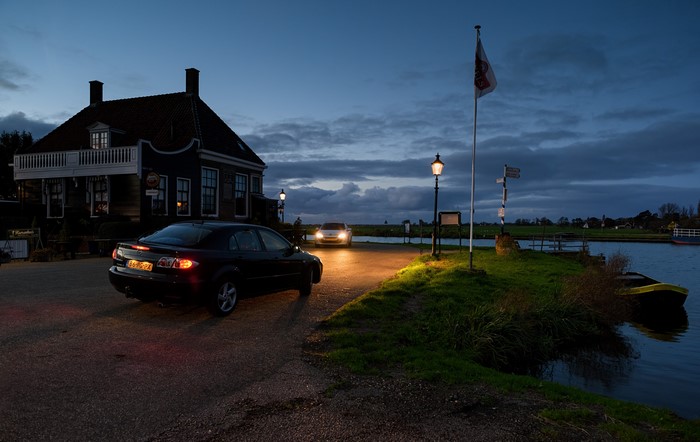 4K Spijkerboor Netherlands Night Scene