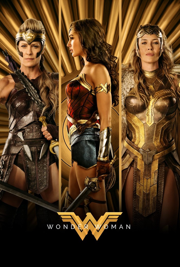 Wonder Woman and Amazon Warriors in Armor