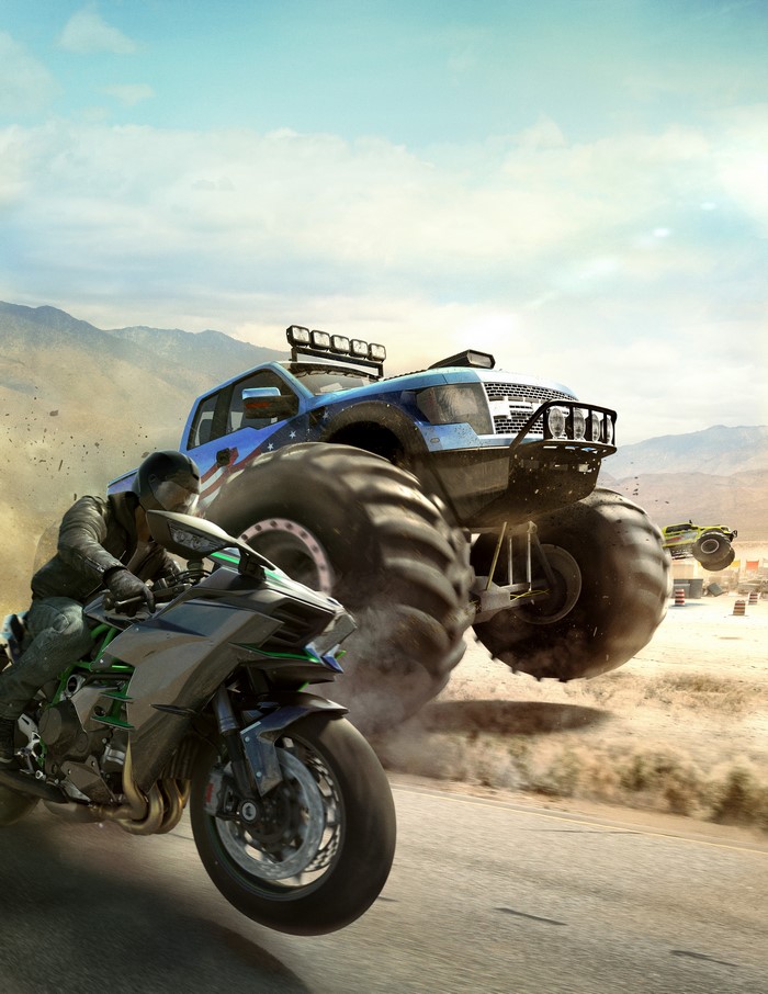 The Crew: Motorcyclist and Monster Truck Rally