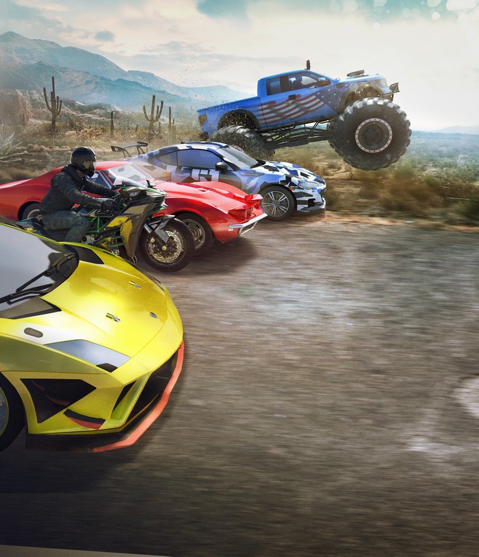 The Crew: Monster Truck, Sports Cars, and Motorcycle Race