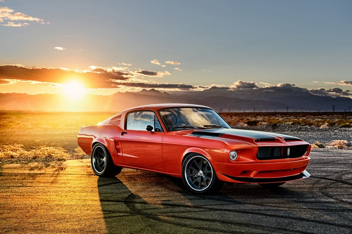 4K Ford Mustang 1968 at Sunset