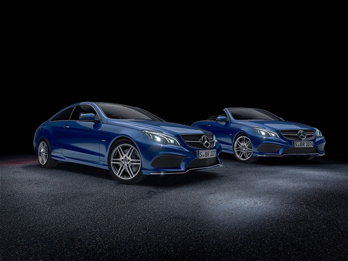 4K Mercedes-Benz E-Class Coupe and Cabriolet