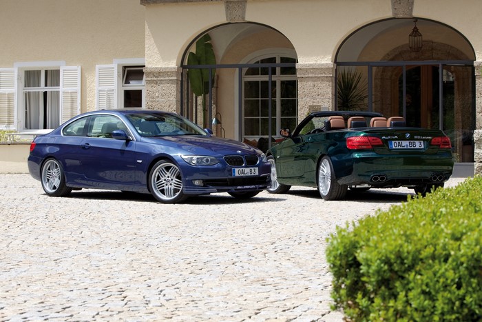 Two Alpina B3 S Bi-Turbo cars