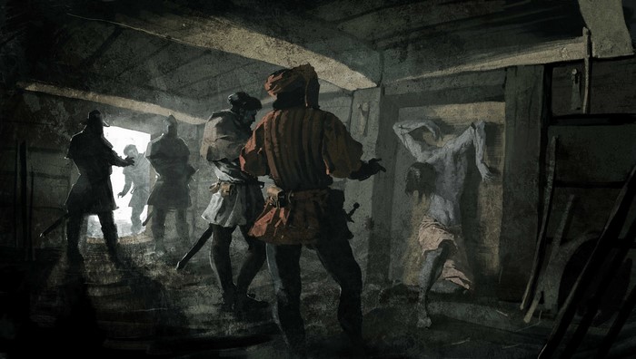 Warriors in a dark room, Kingdom Come: Deliverance