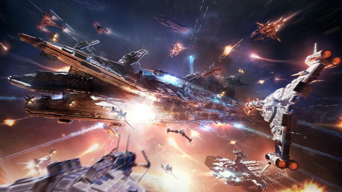 4K Star Conflict Starship Battles