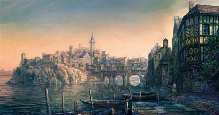 The Witcher 3: Wild Hunt Geralt's house and boats
