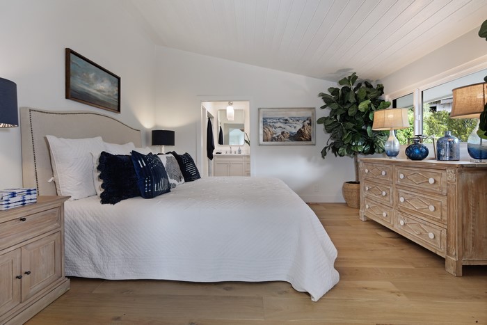 Bedroom Interior Design with Bed and Pillows