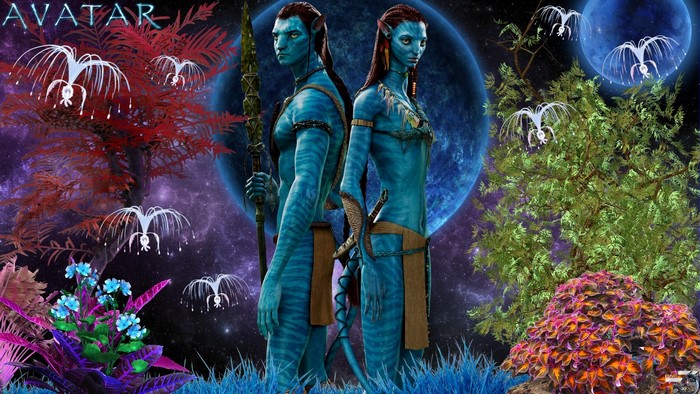 Jake Sully and Neytiri from Avatar