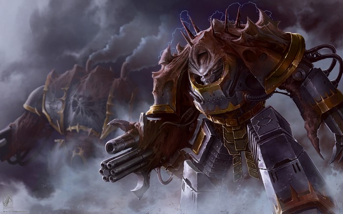 Iron Warrior Obliterator from Warhammer 40000