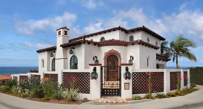 Spanish Style Mansion in La Jolla, California