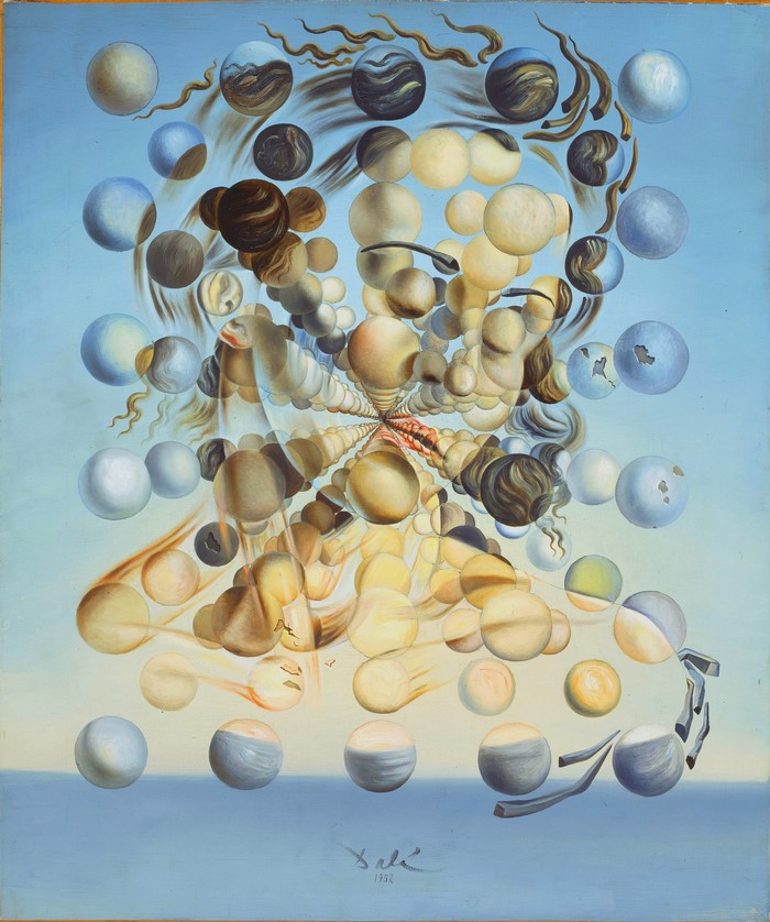 Galatea of the Spheres by Salvador Dalí