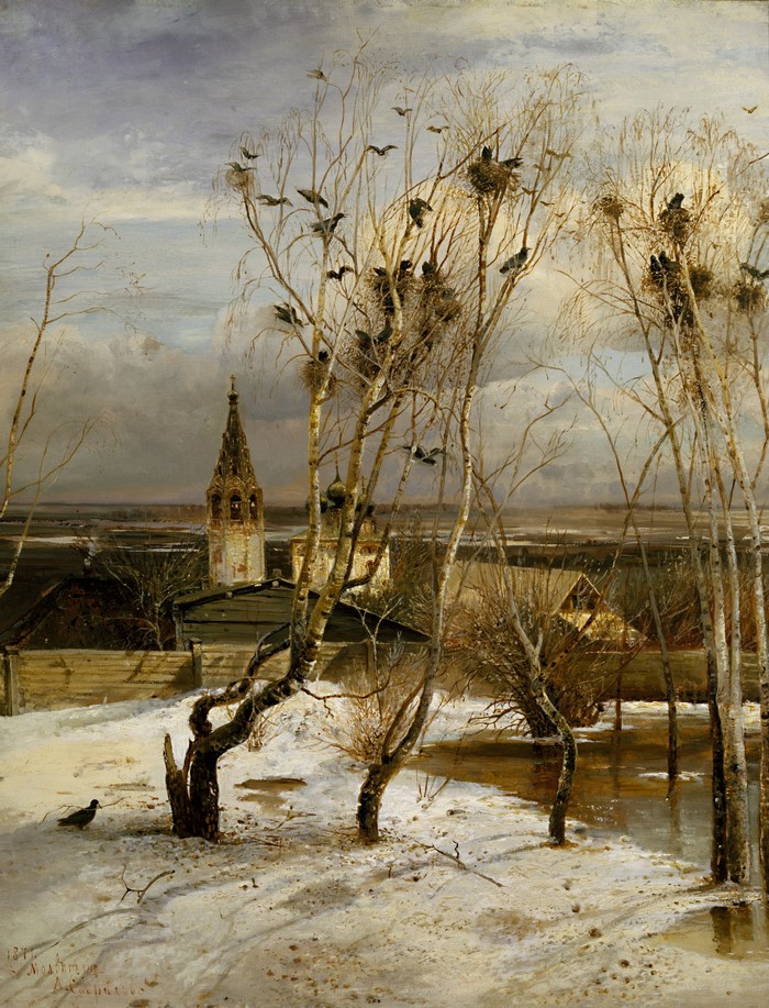 The Rooks Have Arrived by Alexei Savrasov
