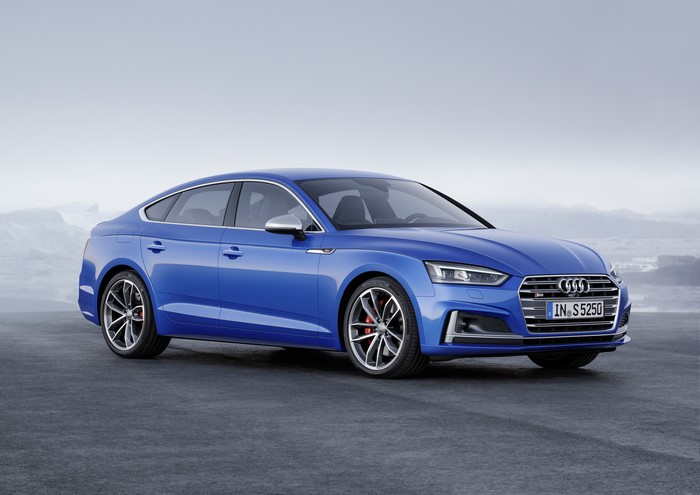 Blue 2018 Audi A5 S5