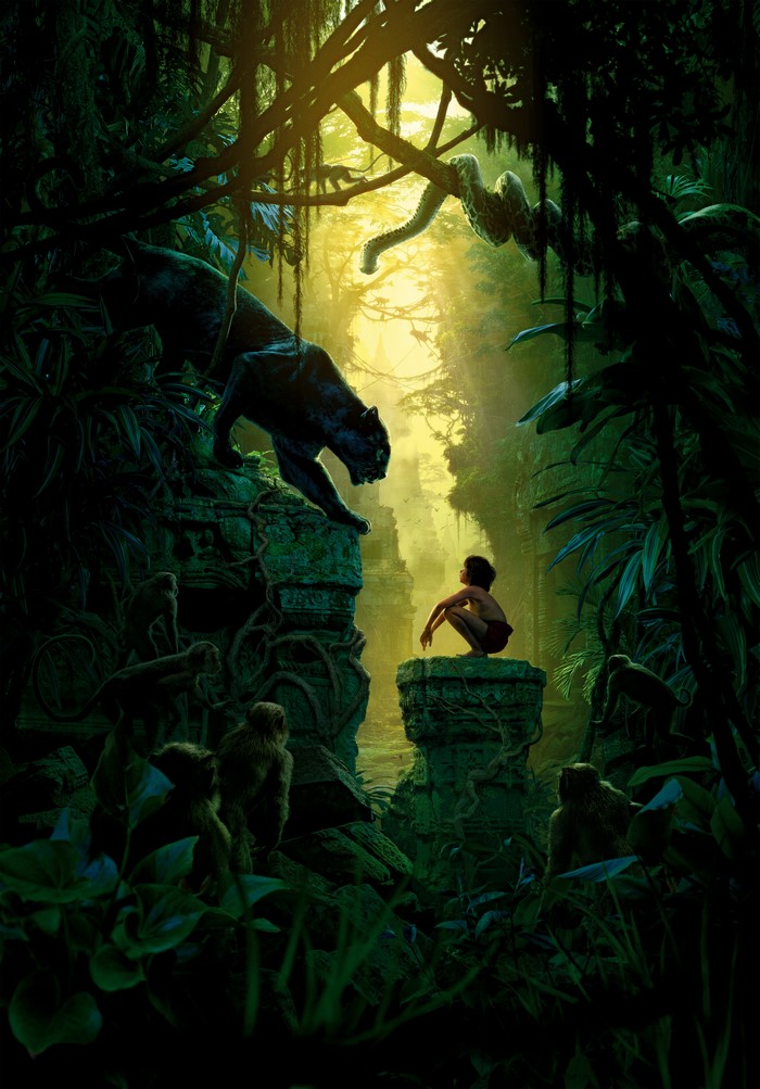 Bagheera and Mowgli from The Jungle Book