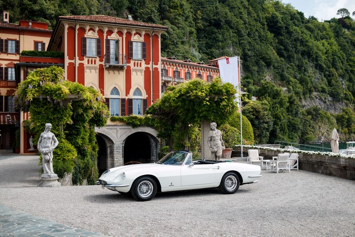 White 1966-67 Ferrari 365 California Cabriolet by Pininfarina