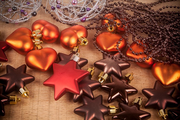 Christmas Star and Heart Decorations